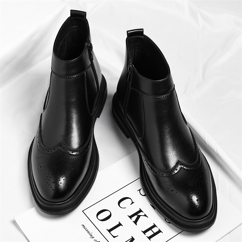 Men'S Formal Style - Autumn Winter Thick Soled Men Business