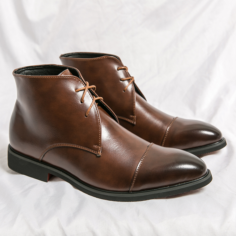 Men'S Formal Style - English Style Men's Genuine Leather Boots