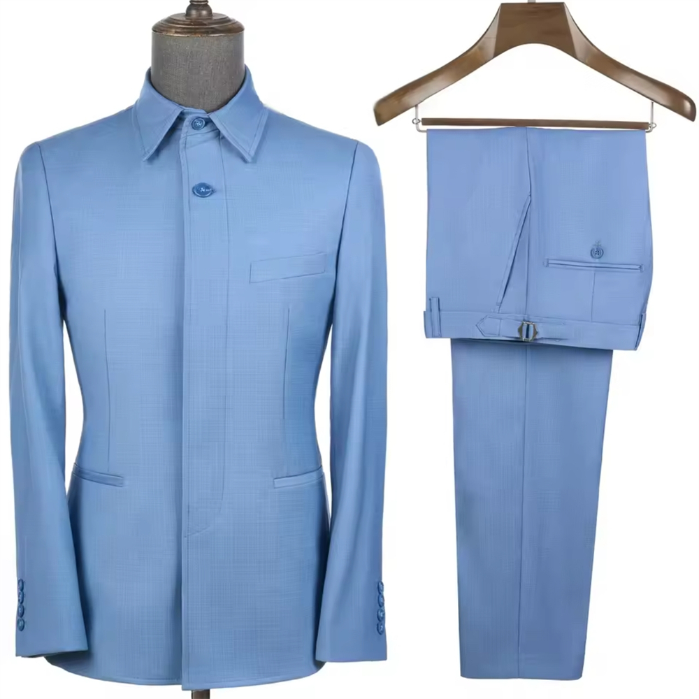 Men Formal Wear Pants - Tailor Made Safari Suits For Men