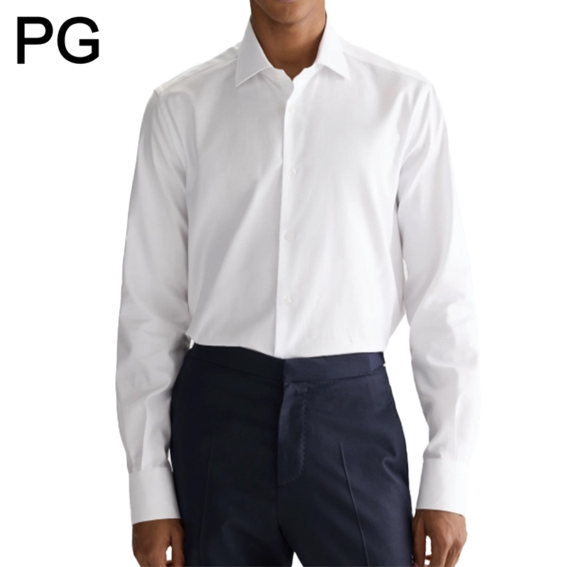 Men Formal Office Wear Shirts - PG Men's Formal Dress Shirt Solid