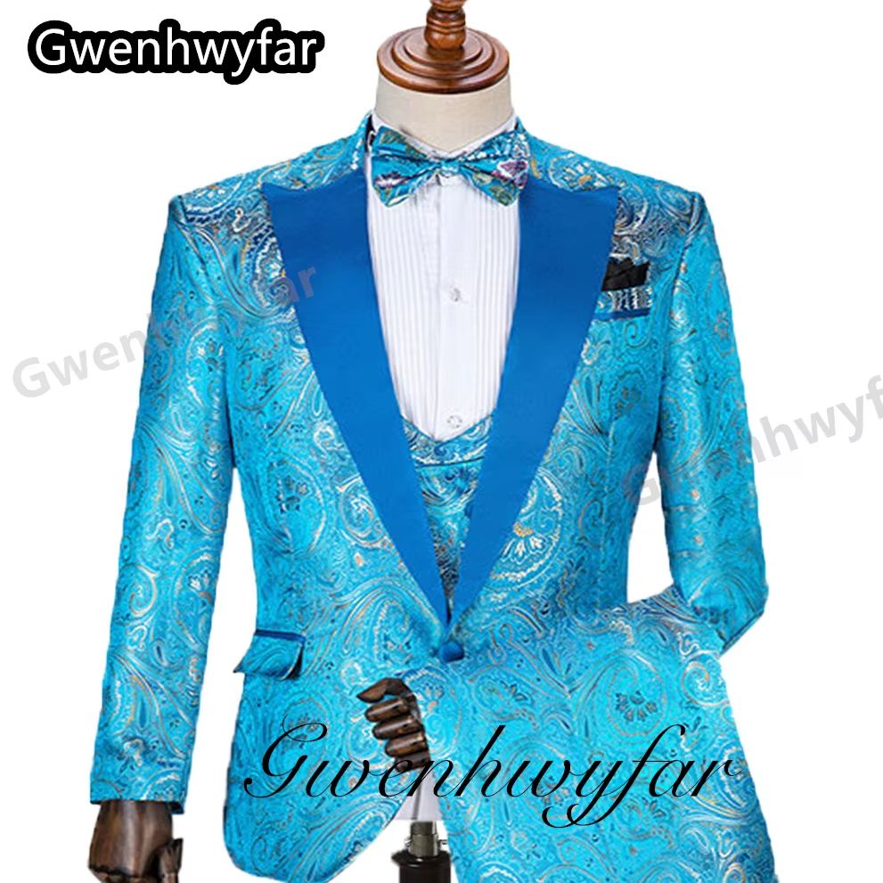 Men Formal Wear Pants - Gwenhwyfar Pattern Men Suits Marriage Young