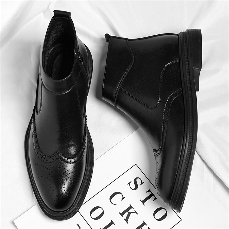 Autumn  Winter Thick Soled Men - Men'S Formal Style ulasan dan harga