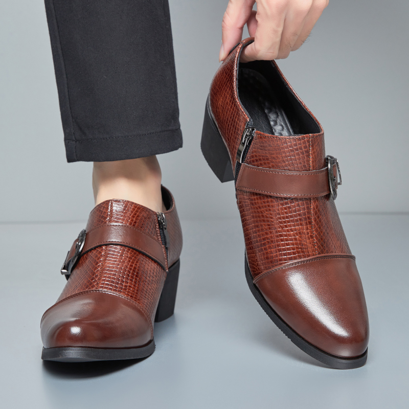 Vintage Style Men's High Heel  - Men'S Formal Style ulasan dan harga