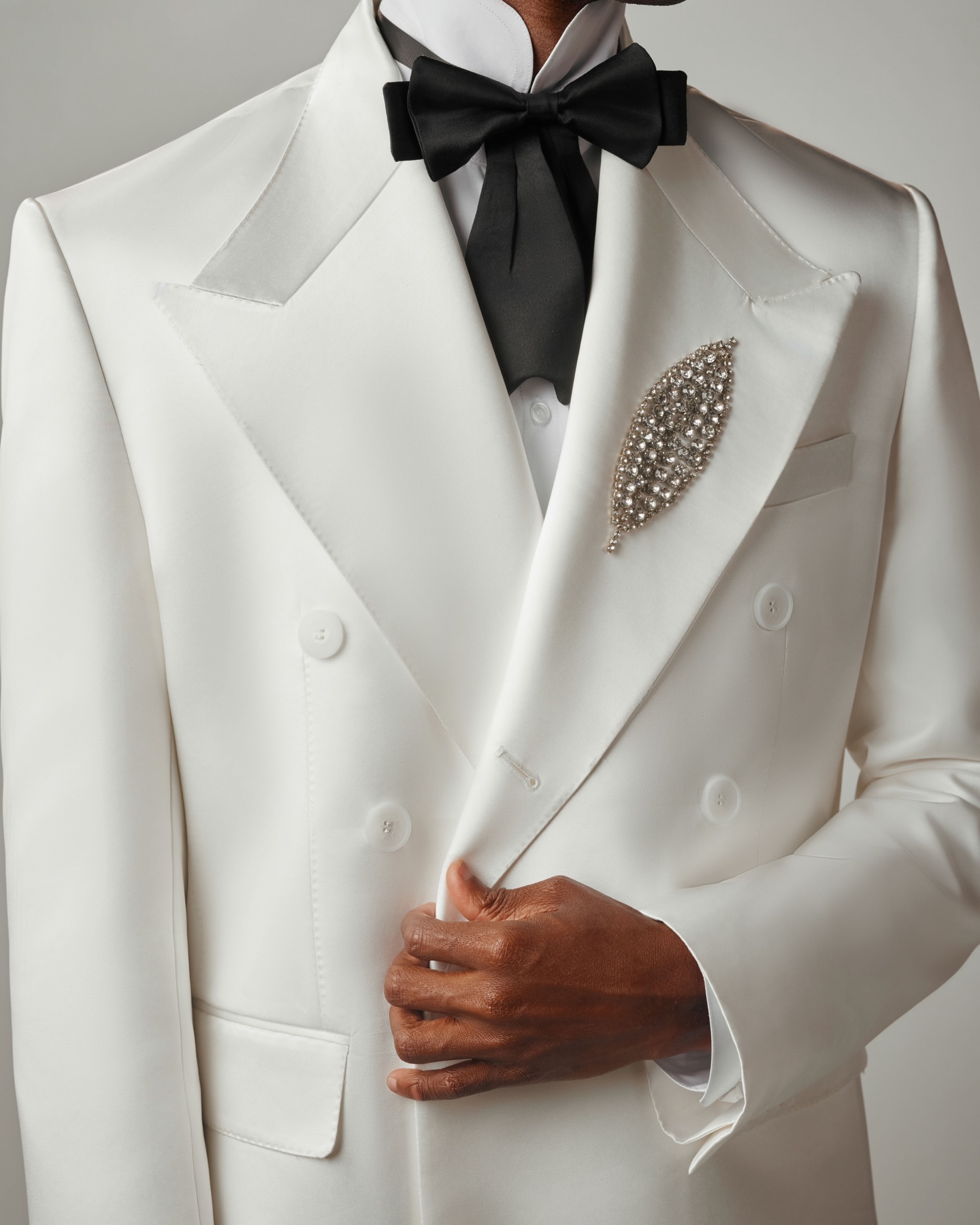 White Men Suit Set 2 Pcs Blaze - Formal Wear For Men Black Suit ulasan dan harga