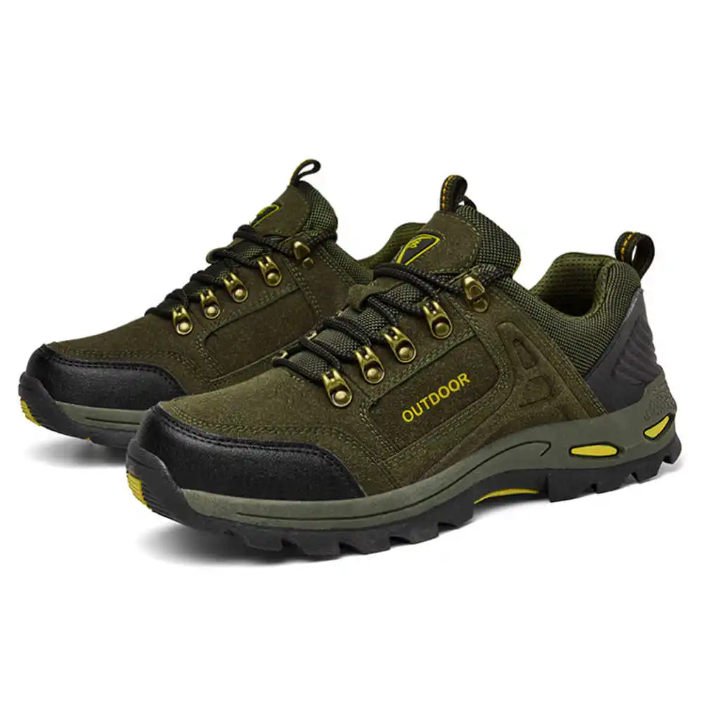 Non-slip Lace Up Hiking Tennis - Formal Upper Wear Men ulasan dan harga