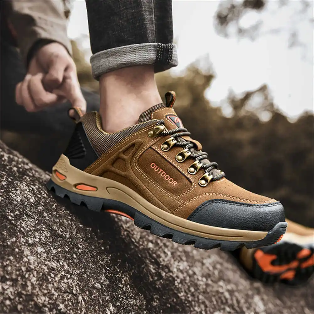 Non-slip Lace Up Hiking Tennis - Formal Upper Wear Men ulasan dan harga
