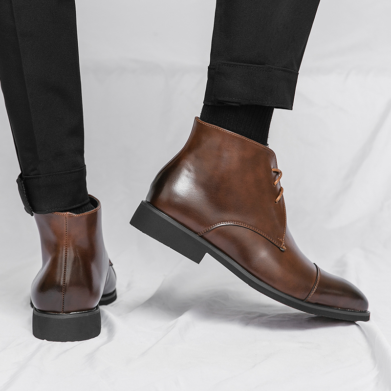 English Style Men's Genuine Le - Men'S Formal Style ulasan dan harga