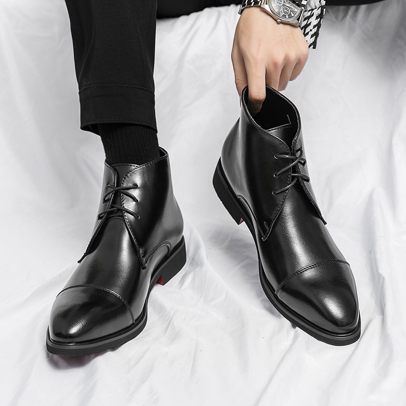 English Style Men's Genuine Le - Men'S Formal Style ulasan dan harga