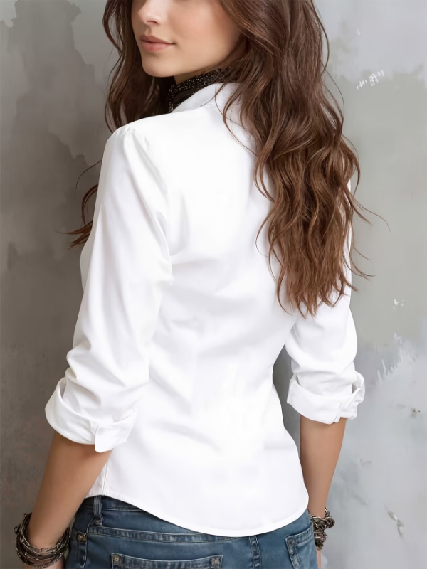 Women's Long Sleeve Lapel Hidd - Men'S Formal Style ulasan dan harga