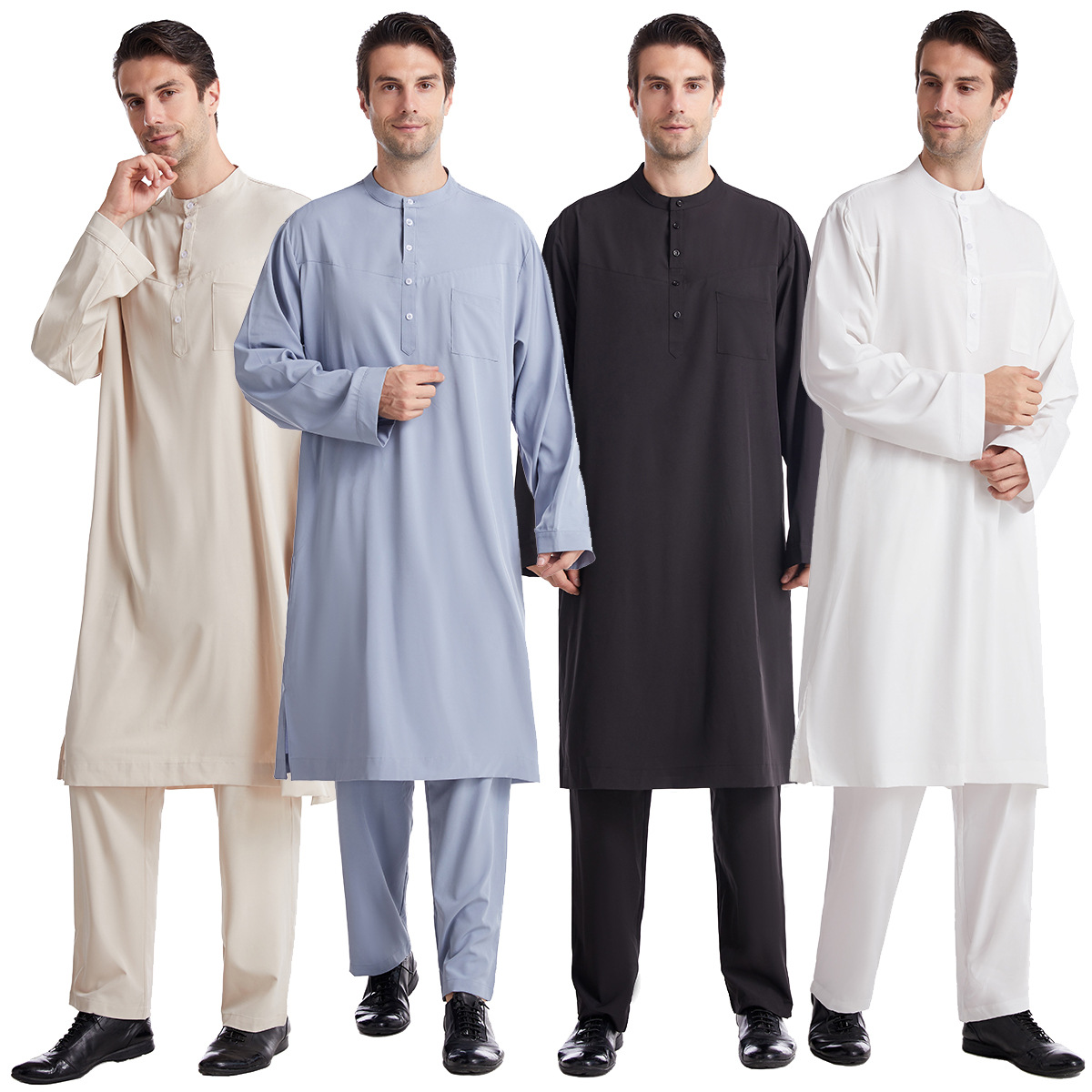 Muslim Men Jubba Thobe 2 Pice  - Men Formal Wear Dubai ulasan dan harga