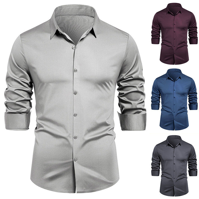 High-end Formal Work Shirts Me - Men'S Formal Style ulasan dan harga