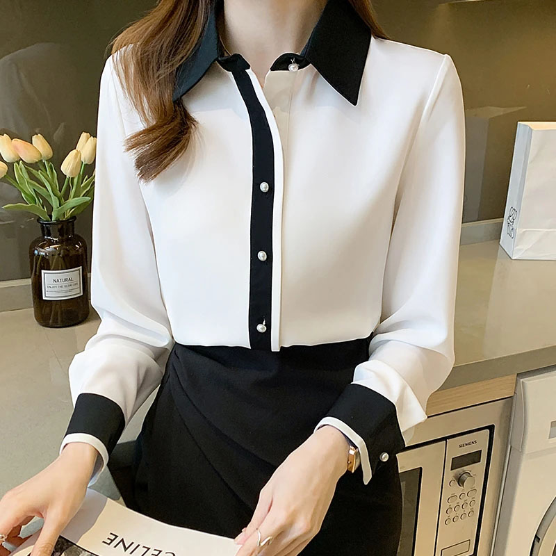 White Chiffon Shirt for Women  - Men'S Formal Style ulasan dan harga