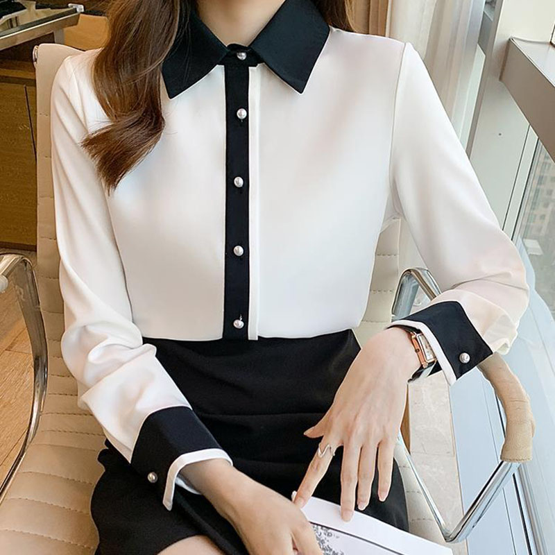 White Chiffon Shirt for Women  - Men'S Formal Style ulasan dan harga