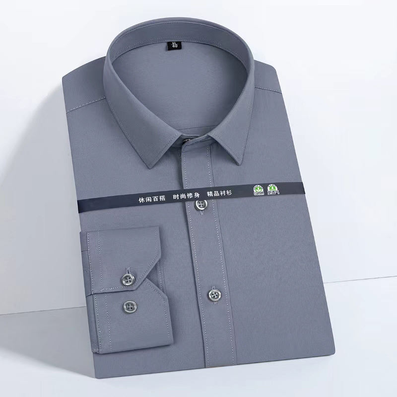 New Men's Slim Fit Short Sleev - Men Formal Office Wear Shirts ulasan dan harga
