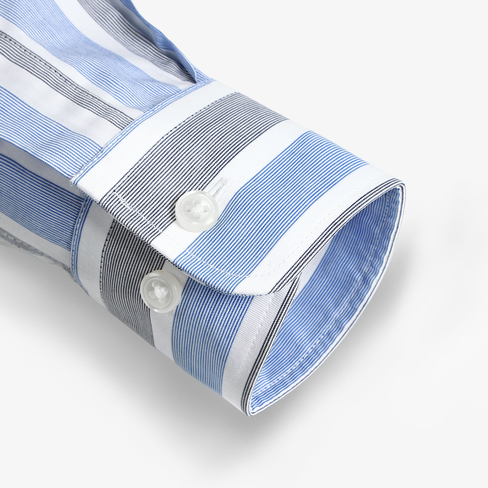 Men's 100% Cotton Striped Shir - Men Formal Office Wear Shirts ulasan dan harga