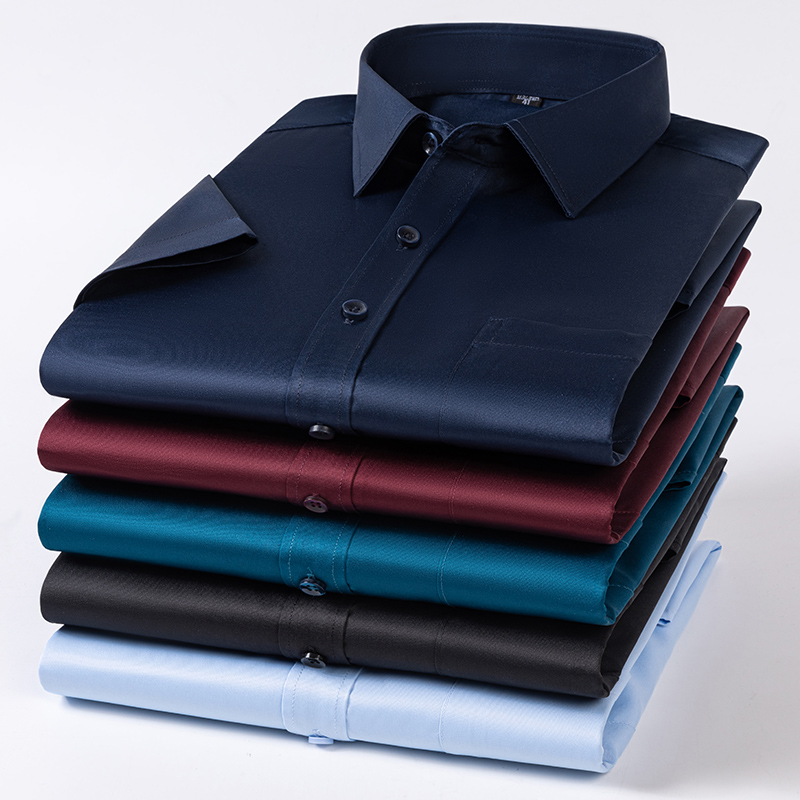 Plus Large 7XL Summer Men's Dr - Men Formal Office Wear Shirts ulasan dan harga