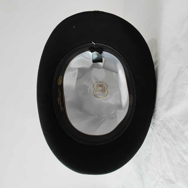 Black 25cm Wool Felt High Top  - Victorian Men'S Formal Wear ulasan dan harga