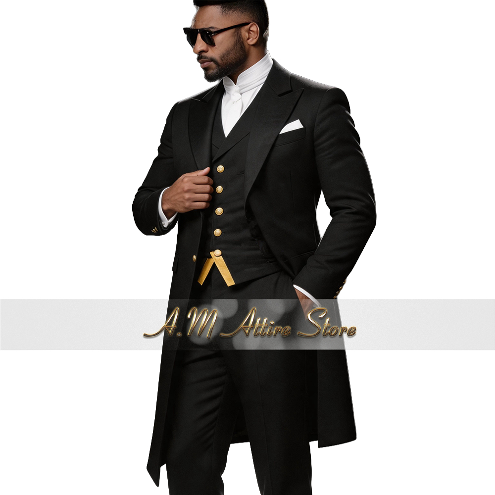 Wedding Suit for Men Blue 3-Pi - Men Formal Wear Pants ulasan dan harga