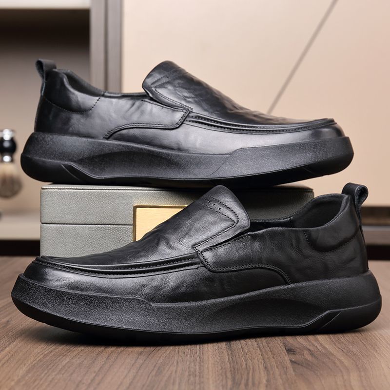 Genuine Leather Shoes Men Casu - Men Formal Wear Brands ulasan dan harga