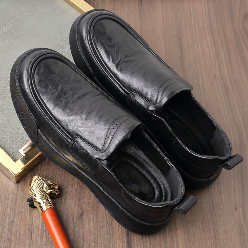 Genuine Leather Shoes Men Casu - Men Formal Wear Brands ulasan dan harga