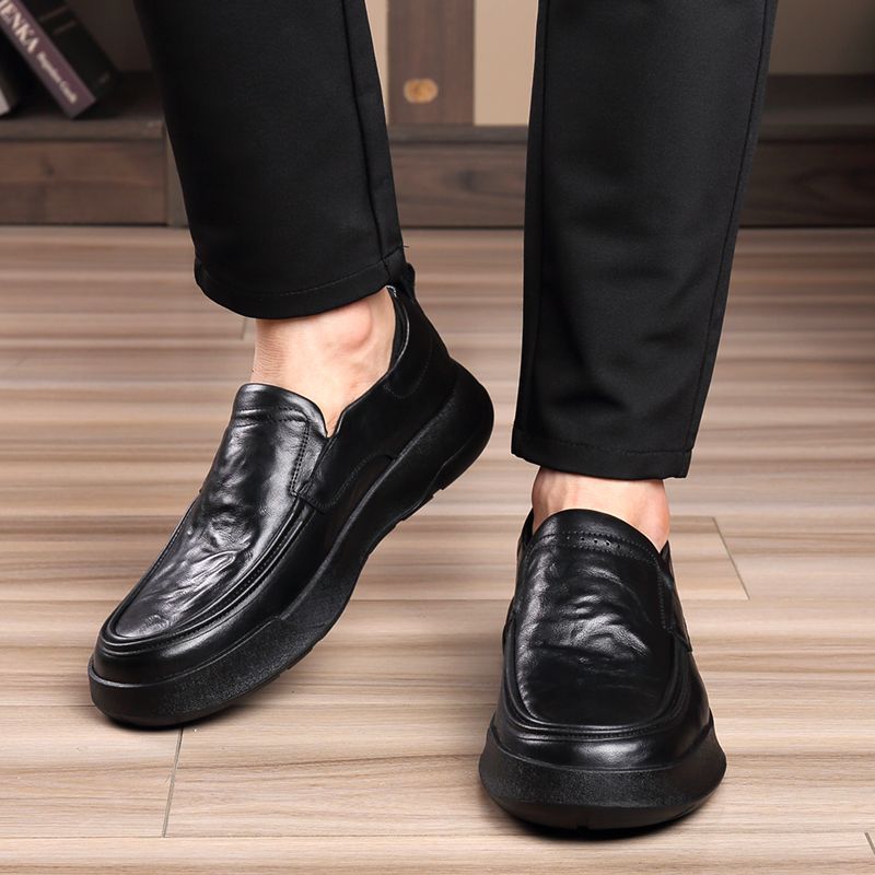 Genuine Leather Shoes Men Casu - Men Formal Wear Brands ulasan dan harga