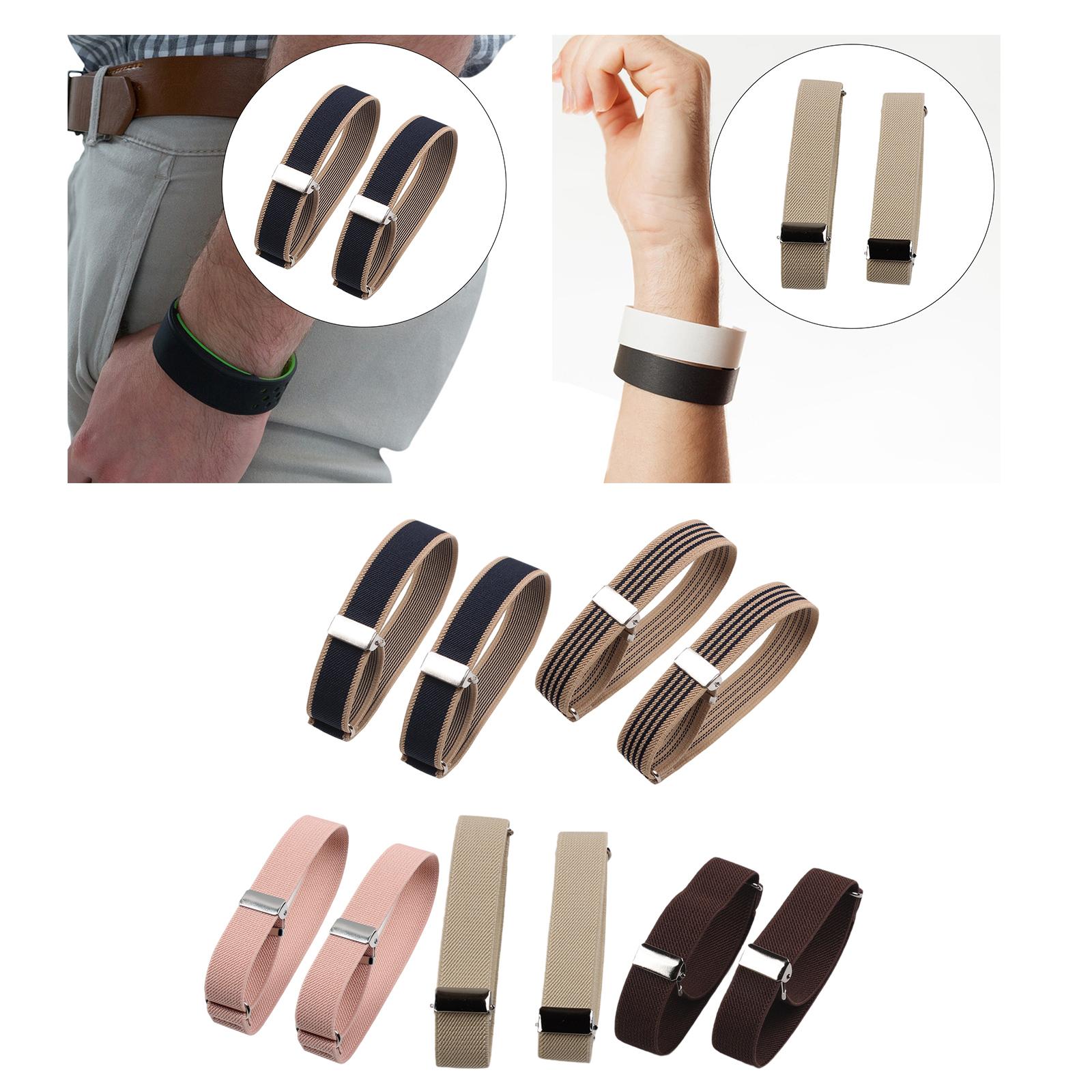 Elastic Armbands Stretch Sleev - Men Formal Office Wear Shirts ulasan dan harga
