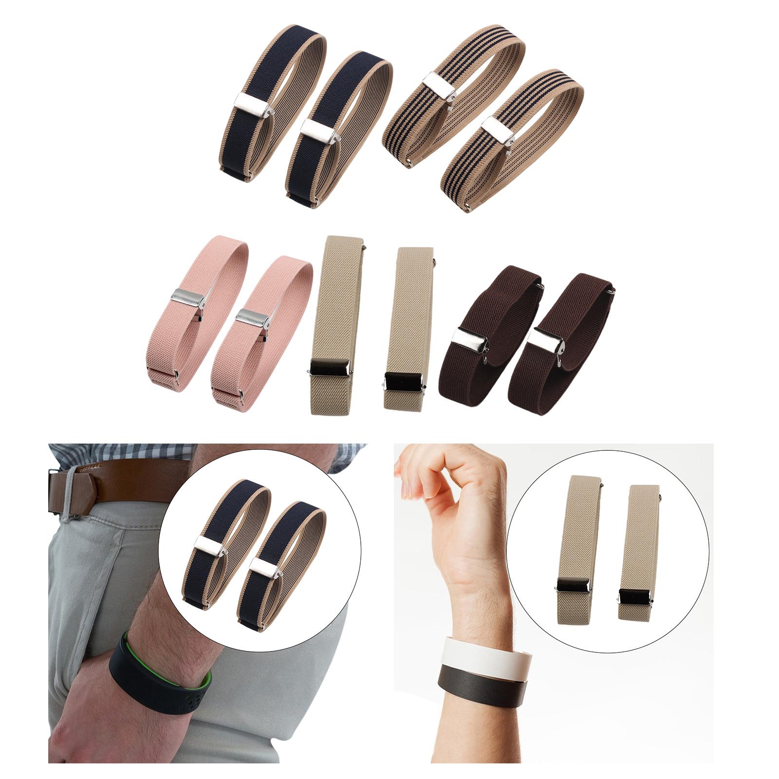 Elastic Armbands Stretch Sleev - Men Formal Office Wear Shirts ulasan dan harga