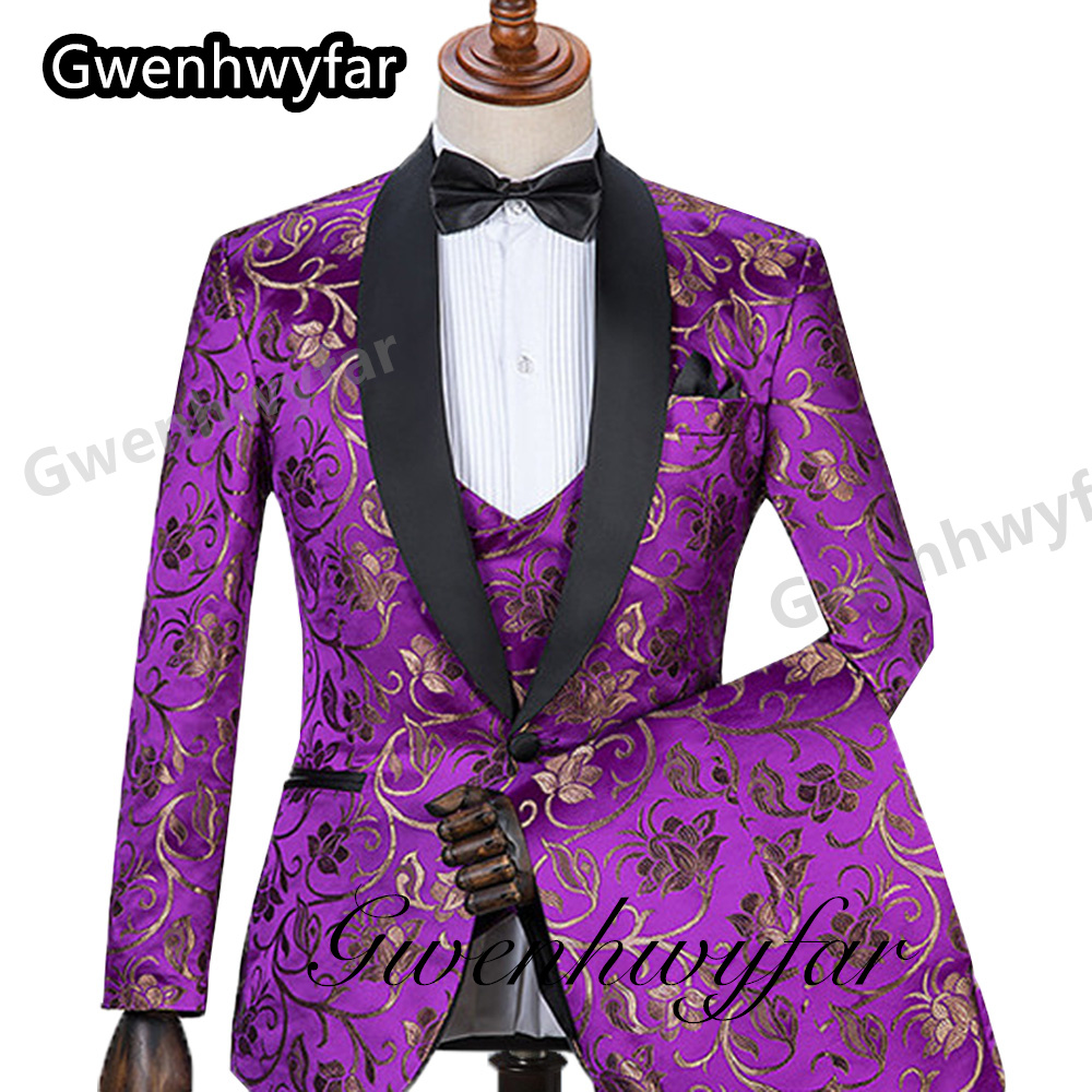 Gwenhwyfar Pattern Men Suits M - Men Formal Wear Pants ulasan dan harga