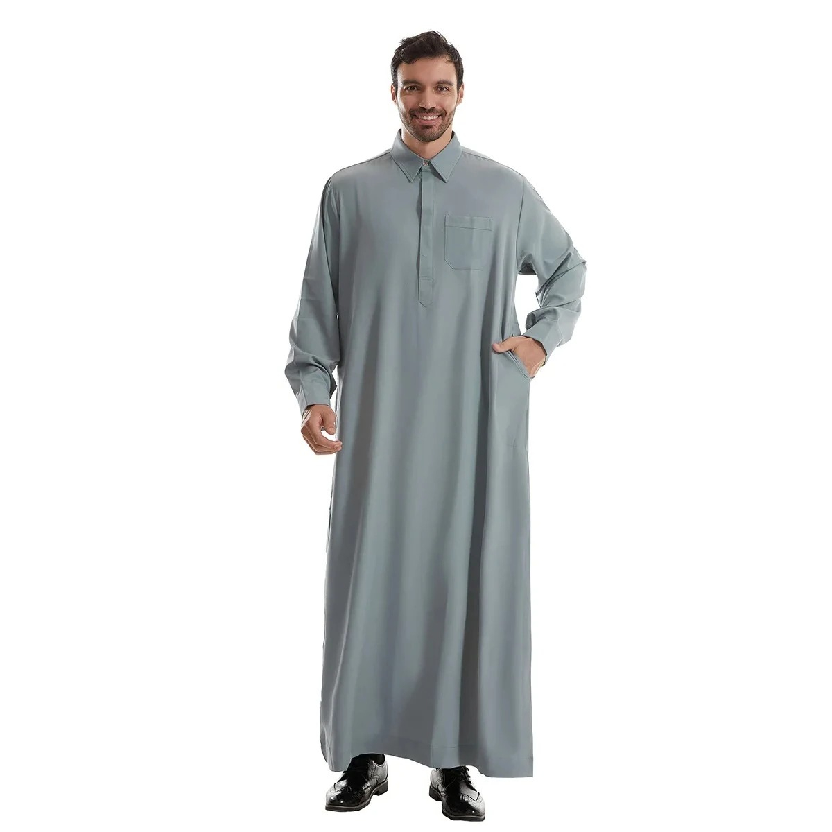 Men Jubba Thobe Mens Long Shir - Men Formal Wear Dubai ulasan dan harga