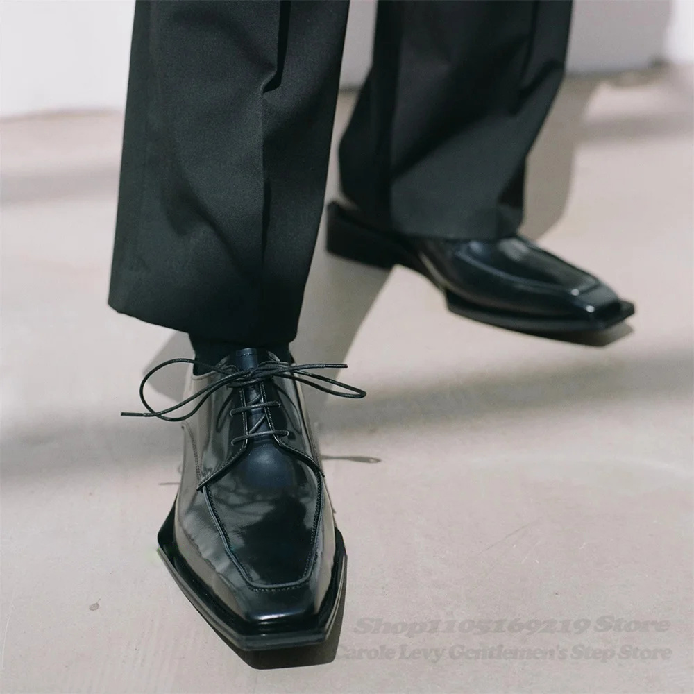 Black Patent Leather Men 4Cm H - Men'S Formal Style ulasan dan harga