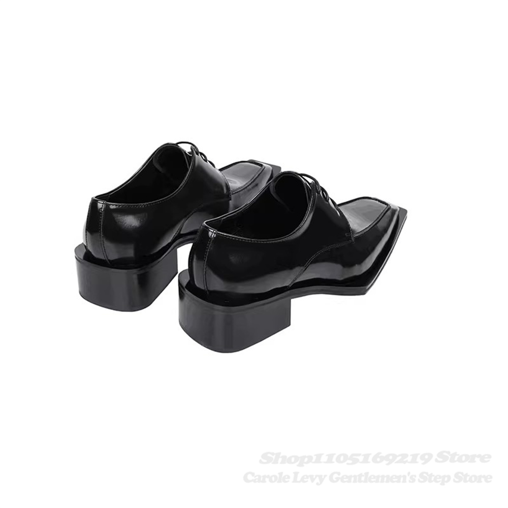 Black Patent Leather Men 4Cm H - Men'S Formal Style ulasan dan harga