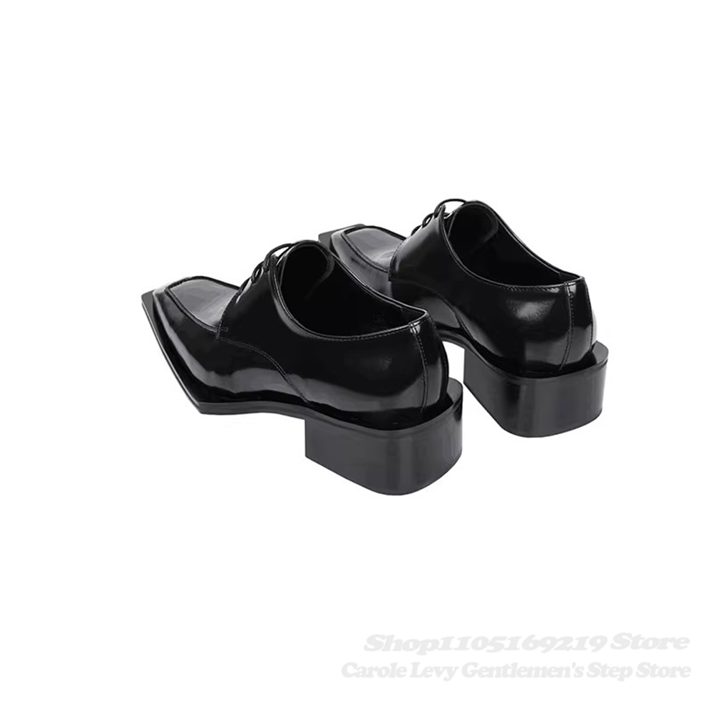 Black Patent Leather Men 4Cm H - Men'S Formal Style ulasan dan harga