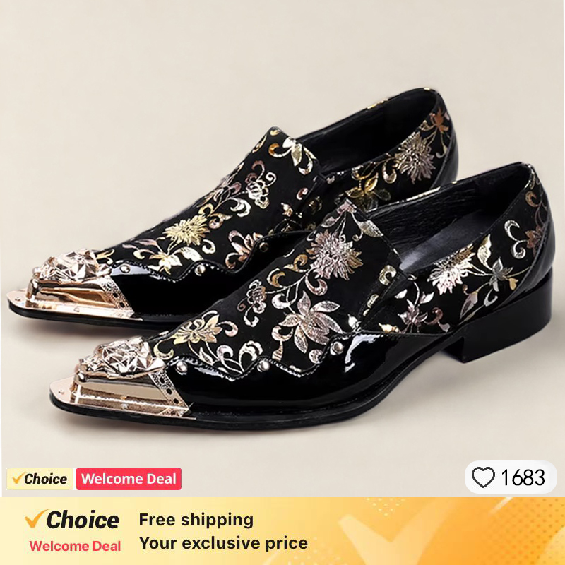 Spring and Autumn Crocodile Li - Men'S Formal Party Wear Shoes ulasan dan harga